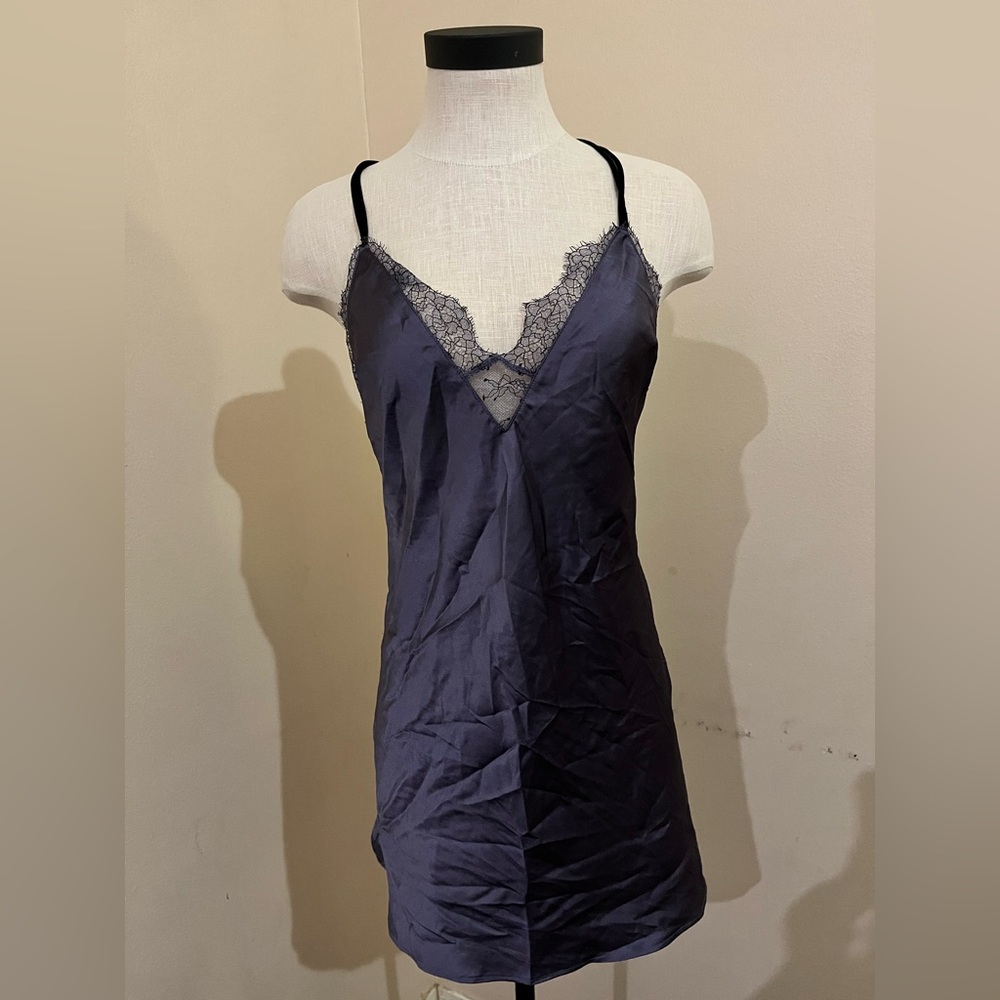 Victoria's Secret Midnight Purple Lace Nightgown